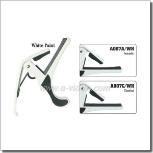 White Paint Classical Guitar Capo/Guitar Accessories Capo (A007C-WH)